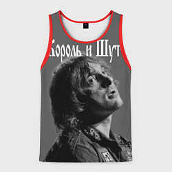 Майка-безрукавка мужская Король и Шут, цвет: 3D-красный