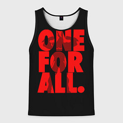 Майка-безрукавка мужская Моя геройская академия, цвет: 3D-черный