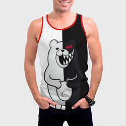 Майка-безрукавка мужская MONOKUMA, цвет: 3D-красный — фото 2