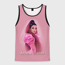 Майка-безрукавка мужская Ariana Grande Ариана Гранде, цвет: 3D-черный