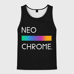 Майка-безрукавка мужская NEO CHROME, цвет: 3D-черный