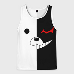 Майка-безрукавка мужская Monokuma, цвет: 3D-белый