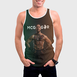 Майка-безрукавка мужская Conor McGregor, цвет: 3D-белый — фото 2