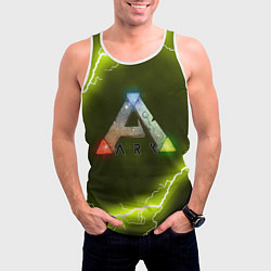 Майка-безрукавка мужская Ark Survival Evolved, цвет: 3D-белый — фото 2