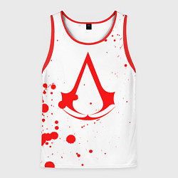 Майка-безрукавка мужская Assassin’s Creed, цвет: 3D-красный