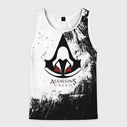 Майка-безрукавка мужская Assasin's creed, цвет: 3D-белый