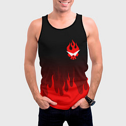 Майка-безрукавка мужская GURREN LAGANN, цвет: 3D-черный — фото 2