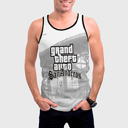 Майка-безрукавка мужская GTA SanAndreas, цвет: 3D-черный — фото 2