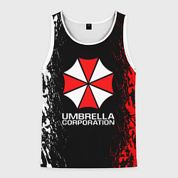 Майка-безрукавка мужская UMBRELLA CORP, цвет: 3D-белый