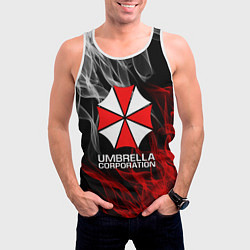 Майка-безрукавка мужская UMBRELLA CORP, цвет: 3D-белый — фото 2