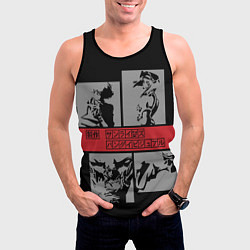 Майка-безрукавка мужская Cowboy Bebop anime, цвет: 3D-черный — фото 2