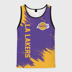 Майка-безрукавка мужская LA LAKERS, цвет: 3D-черный