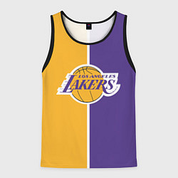 Майка-безрукавка мужская LA LAKERS, цвет: 3D-черный