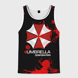 Майка-безрукавка мужская UMBRELLA CORP, цвет: 3D-белый