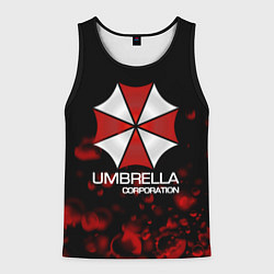 Майка-безрукавка мужская UMBRELLA CORP, цвет: 3D-черный