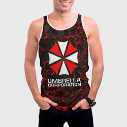 Майка-безрукавка мужская UMBRELLA CORPORATION, цвет: 3D-белый — фото 2