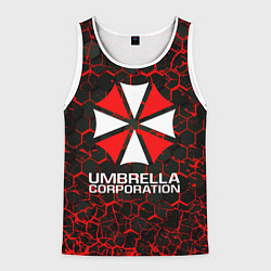 Майка-безрукавка мужская UMBRELLA CORPORATION, цвет: 3D-белый