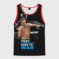 Майка-безрукавка мужская Tony Ferguson, цвет: 3D-красный