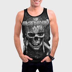 Майка-безрукавка мужская Iron Maiden, цвет: 3D-черный — фото 2