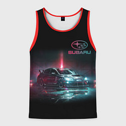 Мужская майка без рукавов SUBARUСпина