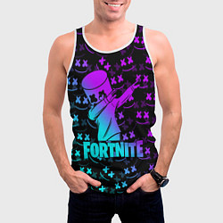 Майка-безрукавка мужская FORTNITE X MARSHMELLO, цвет: 3D-белый — фото 2