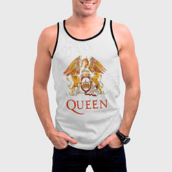 Майка-безрукавка мужская Queen, цвет: 3D-черный — фото 2