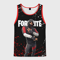 Майка-безрукавка мужская FORTNITE IKONIK, цвет: 3D-красный