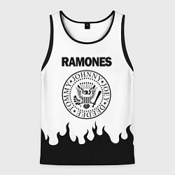 Майка-безрукавка мужская RAMONES, цвет: 3D-черный