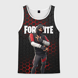 Майка-безрукавка мужская FORTNITE IKONIK, цвет: 3D-белый