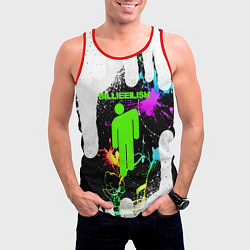 Майка-безрукавка мужская BILLIE ELLISH, цвет: 3D-красный — фото 2