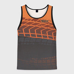 Майка-безрукавка мужская Need for Speed, цвет: 3D-черный