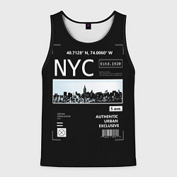Майка-безрукавка мужская Off-White: NYC, цвет: 3D-черный
