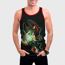 Майка-безрукавка мужская SHADOW, цвет: 3D-красный — фото 2