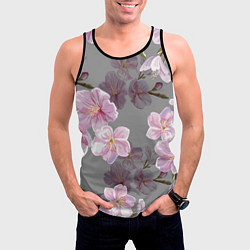 Майка-безрукавка мужская САКУРА, цвет: 3D-черный — фото 2