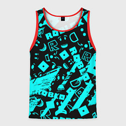 Майка-безрукавка мужская Roblox, цвет: 3D-красный