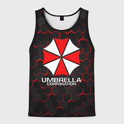 Майка-безрукавка мужская UMBRELLA CORP, цвет: 3D-черный