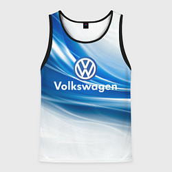 Майка-безрукавка мужская Volkswagen, цвет: 3D-черный