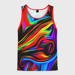 Майка-безрукавка мужская ABSTRACT, цвет: 3D-красный