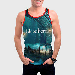 Майка-безрукавка мужская Bloodborne, цвет: 3D-красный — фото 2