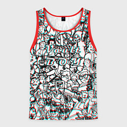 Майка-безрукавка мужская Vault Boy красныйсиний, цвет: 3D-красный