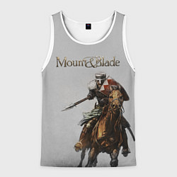Майка-безрукавка мужская Mount and Blade, цвет: 3D-белый
