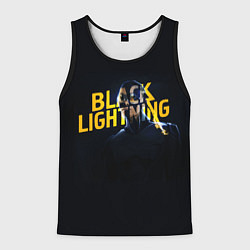 Майка-безрукавка мужская Black Lightning - Thunder, цвет: 3D-черный