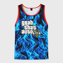 Майка-безрукавка мужская GTA5, цвет: 3D-красный