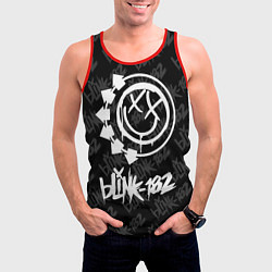Майка-безрукавка мужская Blink-182 4, цвет: 3D-красный — фото 2