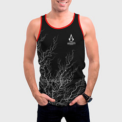 Майка-безрукавка мужская Assassins Creed, цвет: 3D-красный — фото 2