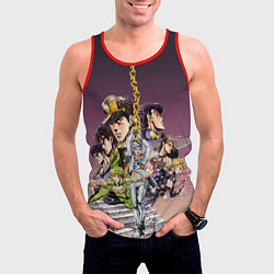 Майка-безрукавка мужская Jo Jo, цвет: 3D-красный — фото 2