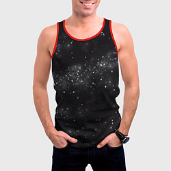 Майка-безрукавка мужская Галактика, цвет: 3D-красный — фото 2