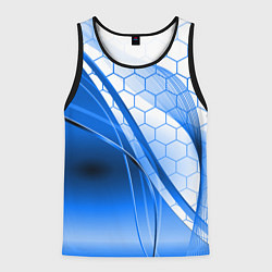 Мужская майка без рукавов ABSTRACT BLUE