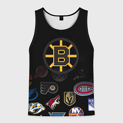 Майка-безрукавка мужская NHL Boston Bruins Z, цвет: 3D-черный