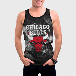 Майка-безрукавка мужская CHICAGO BULLS, цвет: 3D-черный — фото 2